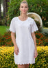 Kleid Weiß 23F-821 C FRESH COTTON
